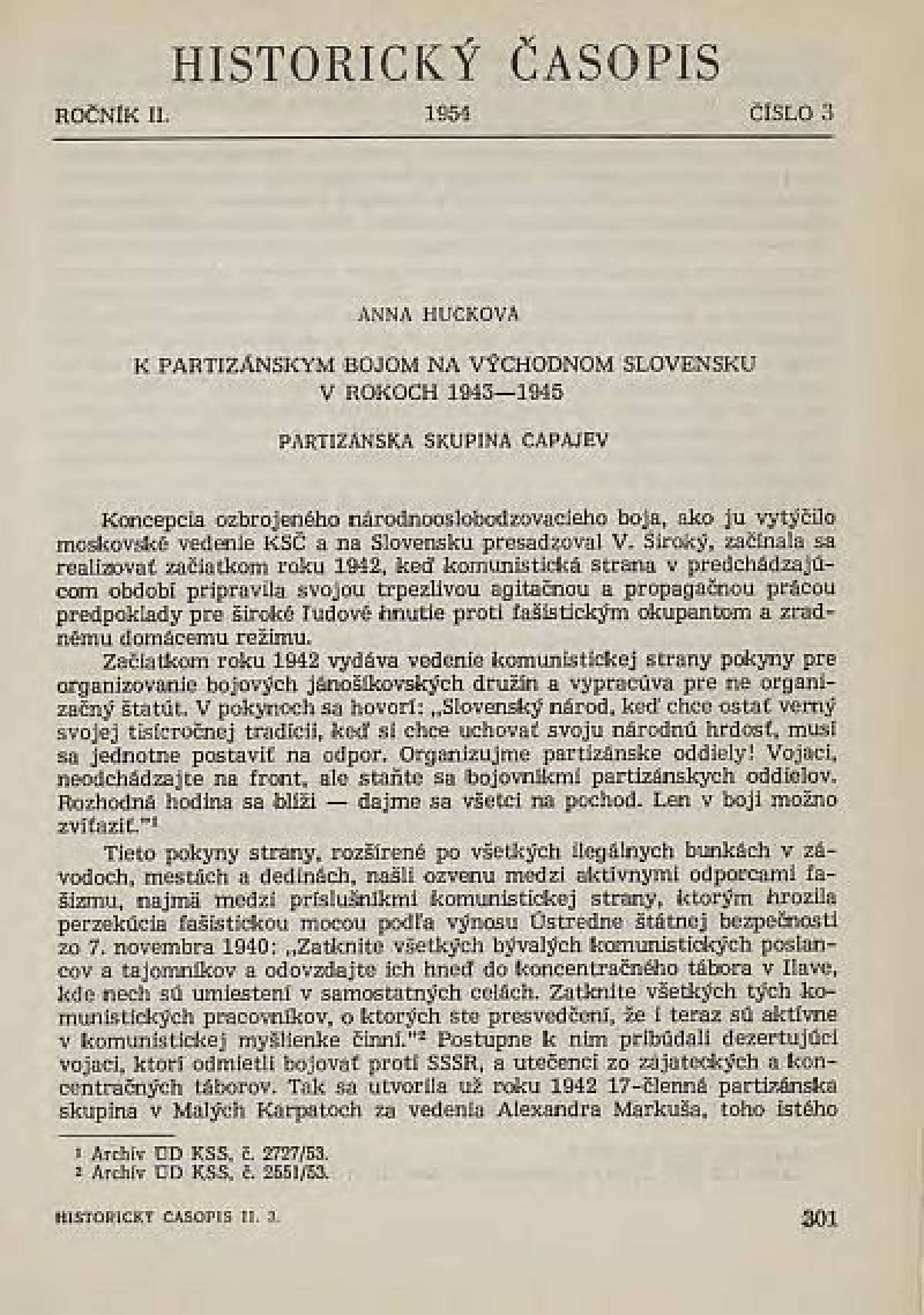 Historický časopis 03/1954 (len e-verzia)