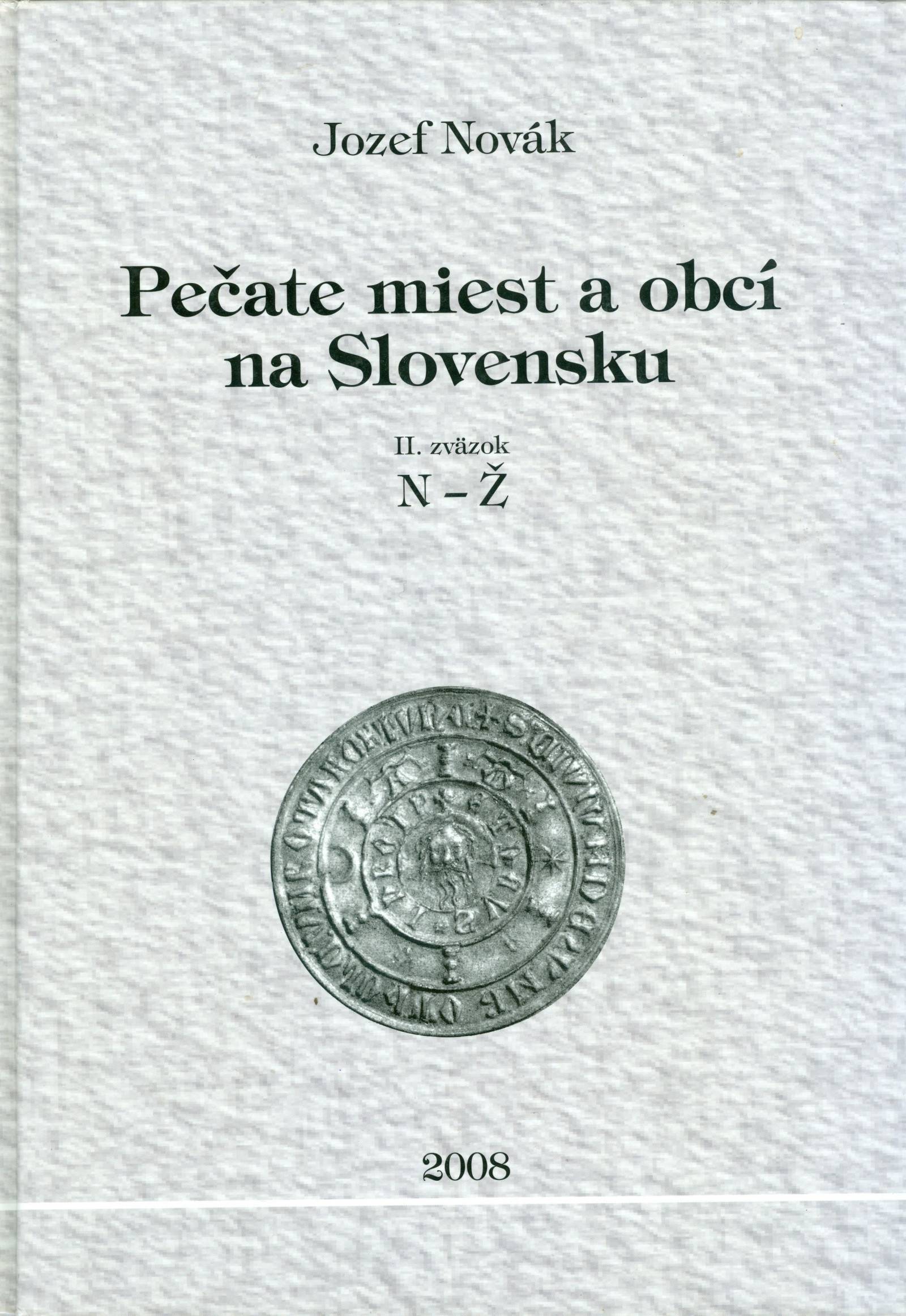 Pečate miest a obcí na Slovensku, II (N – Ž)