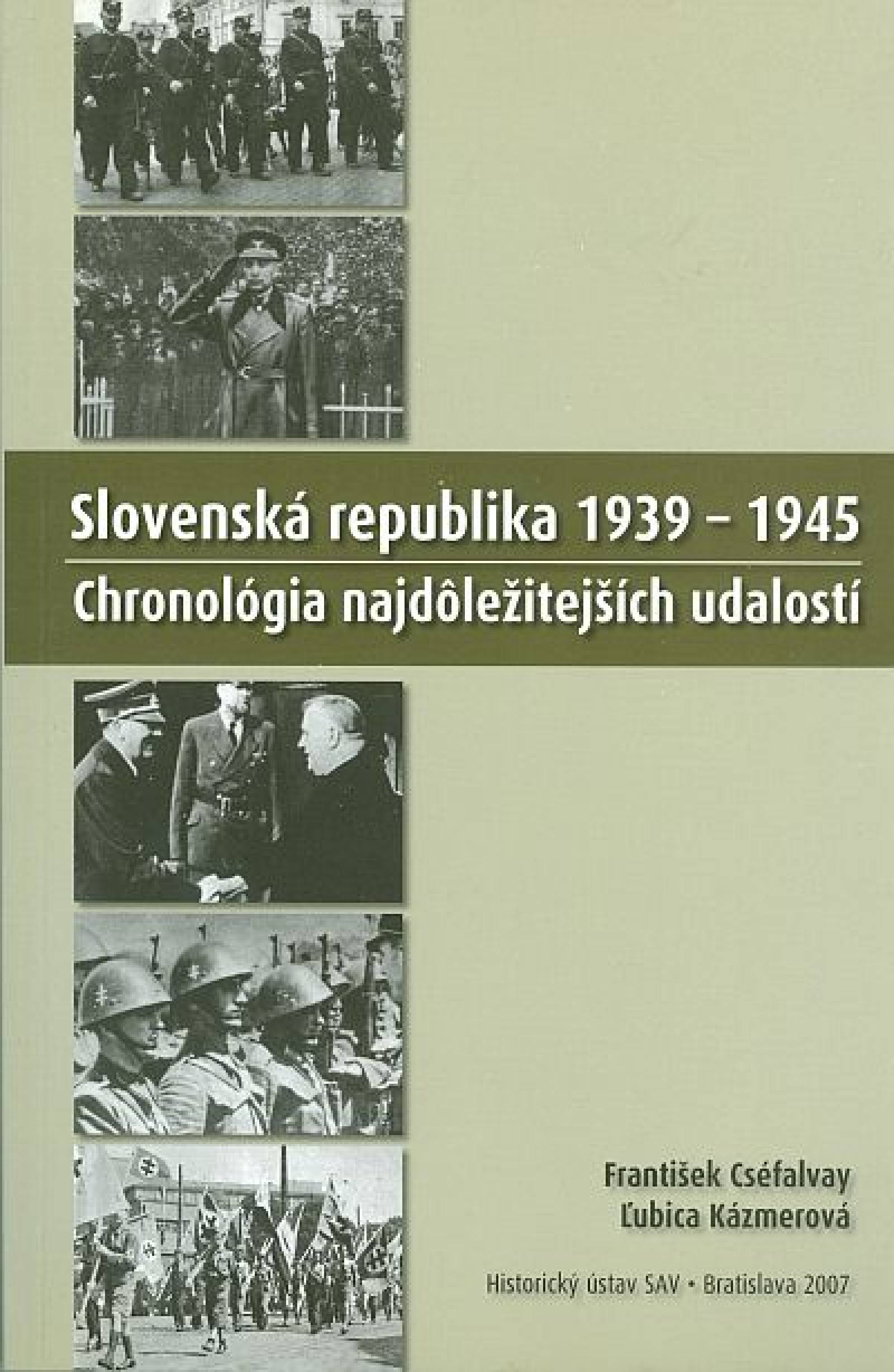 Slovenská republika 1939 – 1945